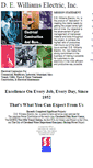 Mobile Screenshot of dewilliamselectric.com